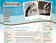 Tablet Screenshot of heizhaus-leipzig.com